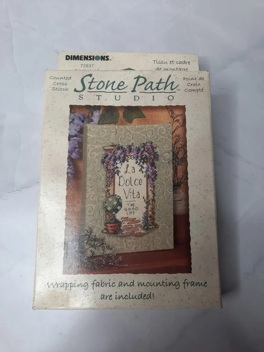 Dimensions Stone Path La Dolce Vita THE GOOD LIFE 72837 Counted Cross Stitch Kit